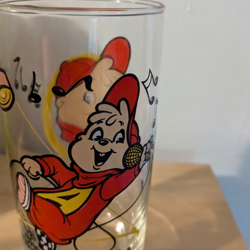 Alvin and the Chipmunks Glass Gift For Animal Lovers Chipmunk Lover Teenage - Picture 6 of 7